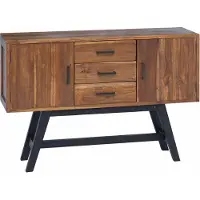 Syfax Meuble TV Naturel 110 x 30 x 75 cm Bois de teck massif