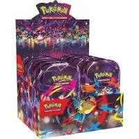 Nintendo TCG Mega Heroes Mini Tin Display 10 Pcs (French) French languagebeschädigt