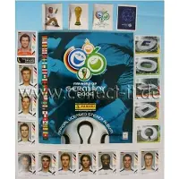 Panini WM 2006 - Tous les 596 images de collection de la Coupe du Monde 2006, y compris les maquettes de lettres rares