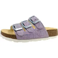 Superfit - Chaussons pour enfants, modèle pantoufle, pour filles, couleur violet, pour un usage quotidien