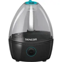 Sencor SHF 902BK Humidificateur, puissance d'humidification : 90 ml/h, convient aux pièces jusqu'à 18 m2, capacité du réservoir d'eau : 0,9 l
