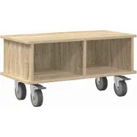 Syfax Meuble TV Chêne Sonoma 68,5 x 35 x 35 cm Bois d'ingénierie