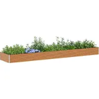 Syfax Jardinière surélevée 485 x 100 x 36 cm Acier galvanisé