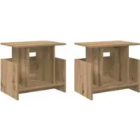Syfax Meuble TV 2 pcs Chêne artisanal 50 x 35 x 45 cm