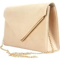 Edibazzar | Elégant sac de soirée en daim pour femme, sac à bandoulière
