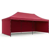 AGA Stand de ciseaux PARTY 3x6m Bordeaux