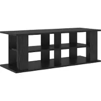 vidaXL Support TV noir imitation chêne 96 x 35 x 33,5 cm