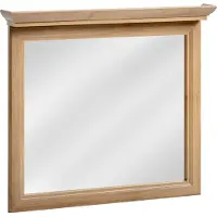 AEA Miroir Miroir de salle de bain Miroir mural 65x76cm Nouveau bois Nouveau