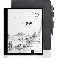 Lipa ET10 Ereader 10 pouces - 64 GB - Plus de langues - Ebook & livre audio - E-Reader pour livres électroniques - Avec Google Playstore - Avec étui et Stylus Pen - E-Ink