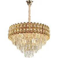 Toolight Lampe Suspendue G058-CP 60cm Gold