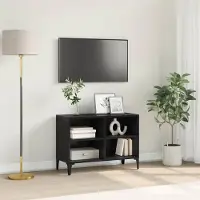 Prolenta Maison Exclusive - Ensemble meuble TV mural noir en aggloméré