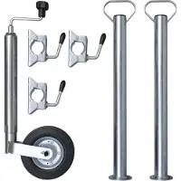 Syfax Roue de jauge 48 mm avec 2 tubes de support et 3 colliers