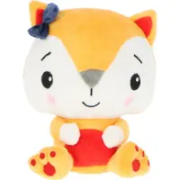 Fisher-Price Doux animal en peluche pour bébé - Ami doux pour câlins et jeux Renard