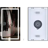 OEM Miroir de salle de bain, haut-parleur Bluetooth, fonction antibuée, 1000x600mm, 1000x600mm