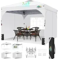 Sonstiges COBIZI Pavillon 3x3 étanche à l'eau stable résistant à l'hiver Pop Up Tente de réception protection UV