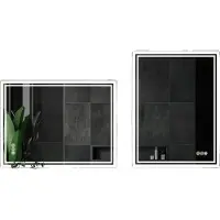 OEM Miroir de salle de bain éclairé, luminosité variable, fonctions de capteur tactile, 50x70cm (20x28 pouces)