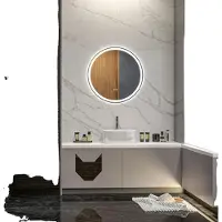 OEM Miroir de salle de bain, éclairage LED réglable, fonction antibuée