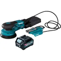 Makita BO 003 CGD1 Ponceuse excentrique sans fil 40 V max. 125 mm 3,0 mm course Brushless + 1x batterie 2,5 Ah - sans chargeur