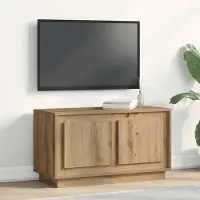 Prolenta Maison Exclusive - Meubles TV, dimensions 80 x 35 x 45 cm, en panneaux de particules imitation chêne artisanal