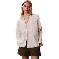 Calvin Klein Jeans Lv047f103g Relaxed Fit Long Sleeve Shirt Beige M Femme