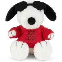 Snoopy Kuscheltier JOE COOL creme rot Peanuts x Bon Ton Toys 20 cm