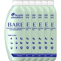 Head & shoulders Shampoing Bare Pure Clean – Antipelliculaire 6x400 ml - Pack économique