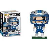 Funko, LLC NFL : Legends POP Sports Figurine vinyle Lions- Aidan Hutchinson (Home) 9 cm