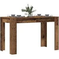 Prolenta Maison Exclusive - Table à manger aspect bois ancien 120x60x76 cm Matériau dérivé du bois