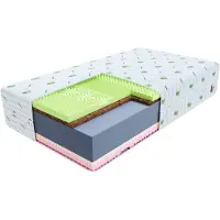 Wohnideebilder Matelas SAVONA Luxury Home 22 cm H3–H4 Réversible Mousse HR Coco Latex VISCO Memory 160x200 cm