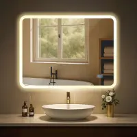 CLP Miroir de salle de bain Jericho, taille:70x100 cm