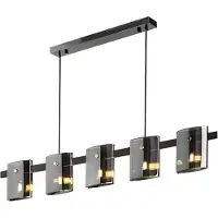 Toolight Lampe Suspendue APP1706-5CP Grey