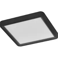 Osram Plafonnier LED Orbis Quickfix 245 x 245 mm, 20 W, blanc chaud 3000 K, 2100 lm, Click-DIM, noir, plastique/métal