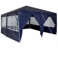 Syfax Tente de fête Bleu 400 x 400 x 266 cm Polyéthylène