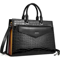 Sonstiges BOSTANTEN Femme Porte-documents en cuir 15.6 pouces Sac à bandoulière Business