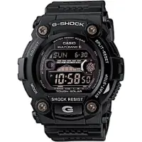 Casio Montre G-Shock Classic Homme, Noir, Digitale, Solaire, Résistante aux chocs, Bracelet en résine