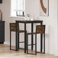 Prolenta Maison Exclusive - Table d'appoint en bois stratifié, forme carrée