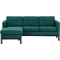 Wintech Canapé d’angle gauche Normann-Malmo 81-black
