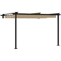 Syfax Pavillon 300 x 300 x 200 cm Taupe Polyester