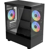 Aerocool Geh Viewport Mini-G-BK-v4 Micro/MiniITX ARGB black