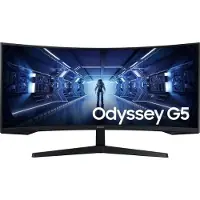 Samsung Écran PC Gamer Incurvé 34 pouces, UWQHD 165Hz, Dalle VA 1ms, LC34G55TWWPXEN
