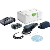 Festool ETSC 2 150-Basic Ponceuse excentrique sans fil 18 V 150 mm Brushless + 1x batterie 3,0 Ah + chargeur + Systainer