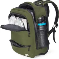 CabinFly Aircruiser Hybrid 40 x 30 x 20 cm Sac à dos Trolley avec roulettes Ryanair Bagage à main Wizzair Bagage de cabine Sac à dos de voyage Avion Carry-On