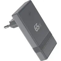 Force Power CS 65W USB C+C PDUltraGaN LShape Plat Recyclé Gris