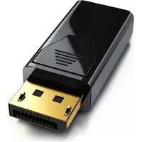 CSL - Adaptateur DisplayPort vers HDMI - DP 1.2 4K Ultra HD 4K x 2K à 30Hz - Full HD 1080p - 32 Bit True Color - 3D - HDCP - idéal pour les cartes graphiques des PC et MAC portables - contacts dorés