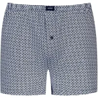 Mey Boxers bleu foncé / blanc