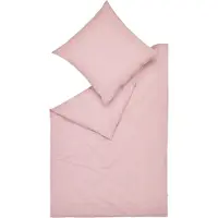 Esprit Ensemble de draps de lit en flanelle Cuno rosé Taille 200x200 cm + 2x80x80 cm