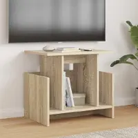 Prolenta Meuble TV exclusif - Support TV, 2 pièces, en bois imitation chêne Sonoma