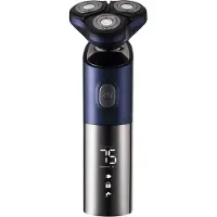 INF Rasoir électrique avec lame de rasoir 3D rotative Bleu