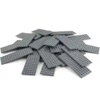 LEGO 6x16 Panneaux de construction Gris foncé - 3027 NOUVEAU Quantité 10x