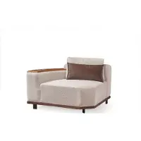 AEA Beiges Modulsofa Designer Ecksofas L-Form Couchen Wohnzimmer Möbel